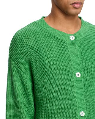 Oversized Rib Knit Cardigan