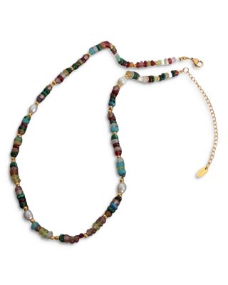AQUA - 8 Other Reasons Beaded Necklace, 17-20"