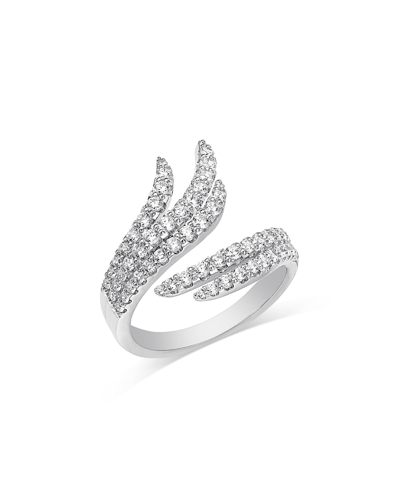 BLOOMINGDALE'S FINE COLLECTION DIAMOND BYPASS RING IN 14K WHITE GOLD, 1.0 CT. T. W.
