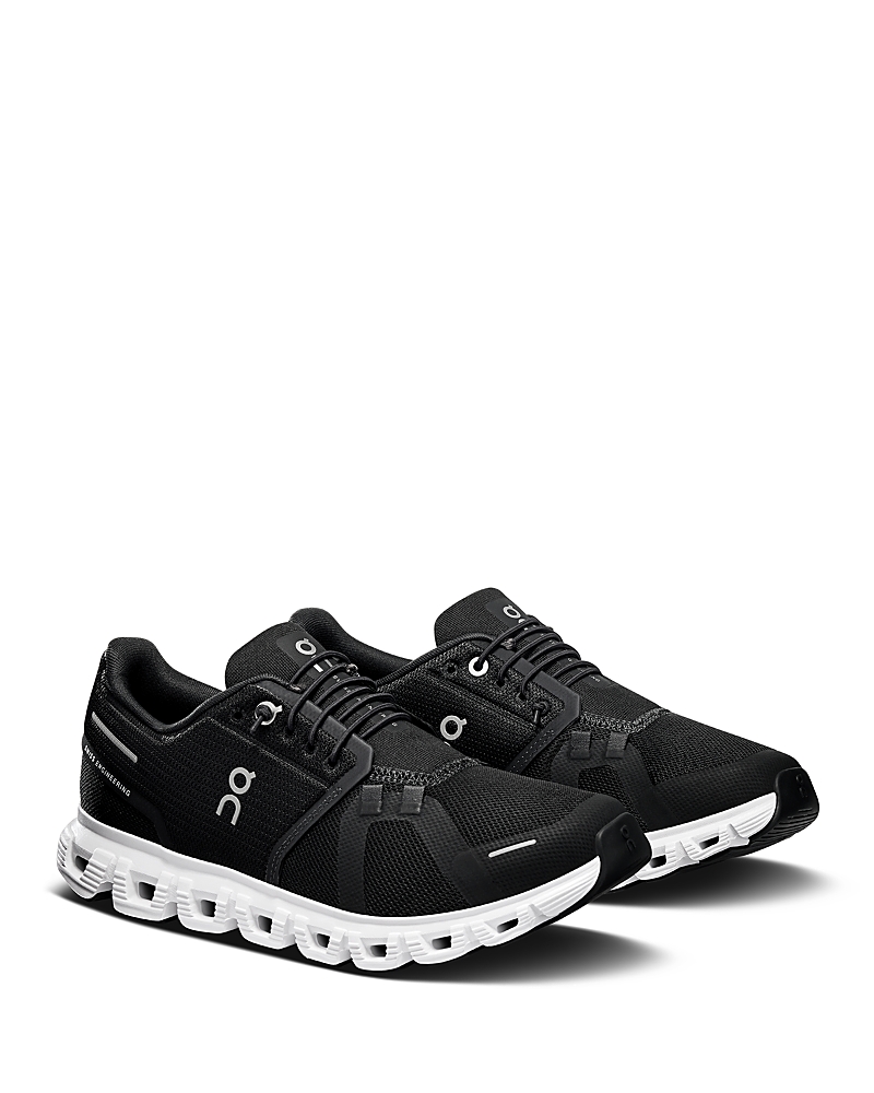 On Women's Cloud 6 Sneakers in Black