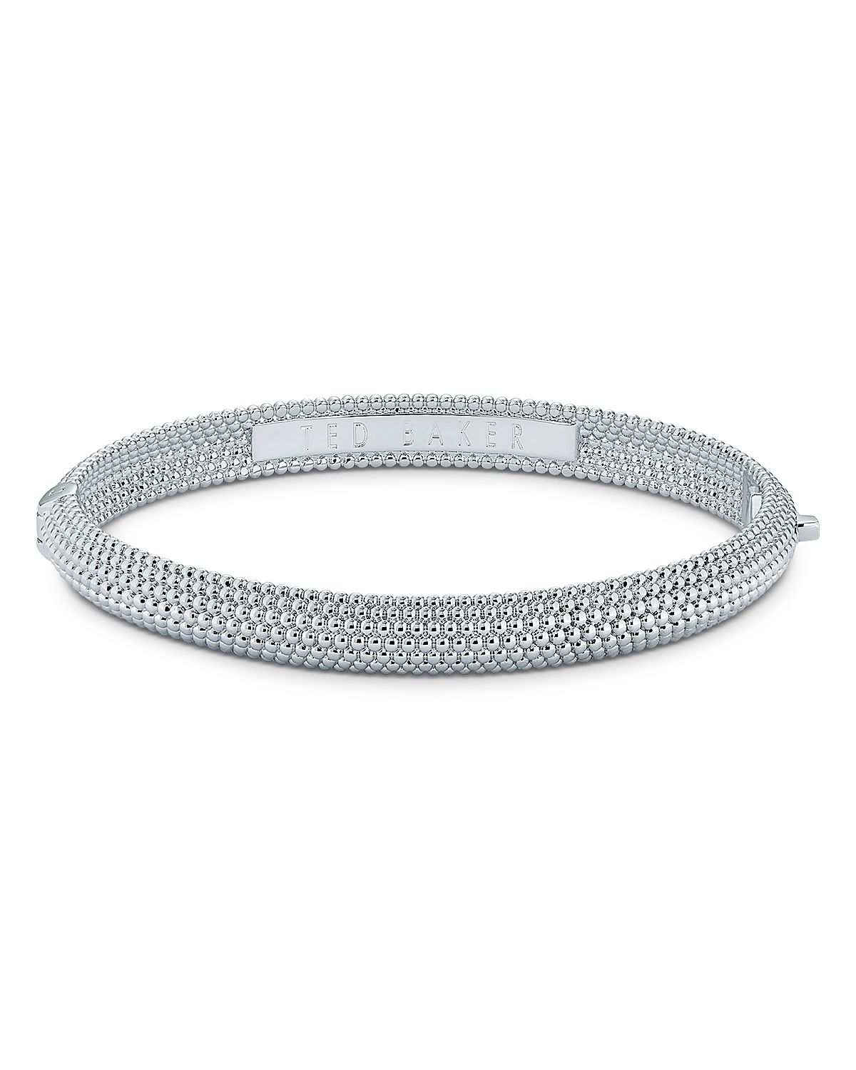 Ted Baker Dotett Silver Tone Bangle Bracelet