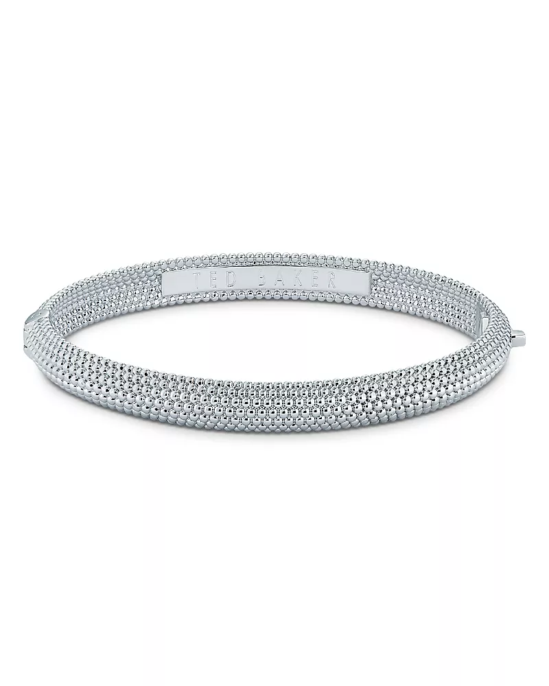 Ted Baker Dotett Silver Tone Bangle Bracelet