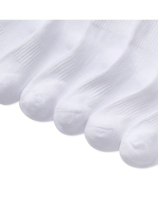 Boys' Performance Cushioned Crew Socks, Pack of 6 - Little Kid, Big Kid