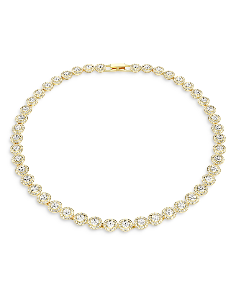 Swarovski Una Angelic Tennis Halskette In Gold