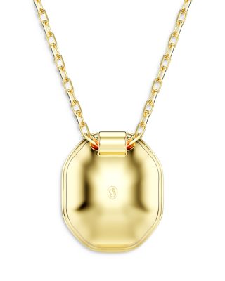 Chroma Octagon Crystal Pendant Necklace, 14.875-17.75"