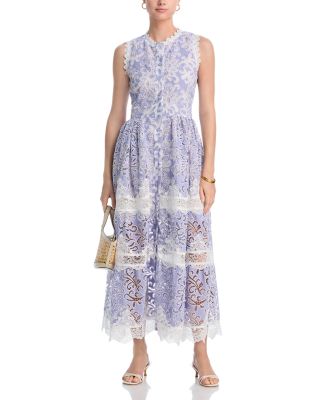 Gaia Eyelet Embroidered Dress