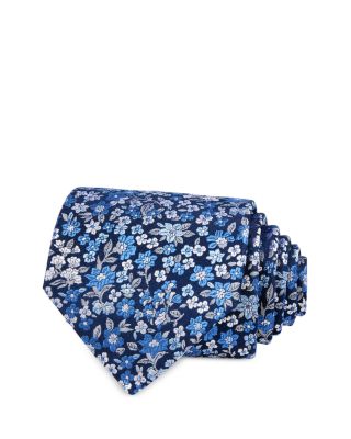 Woven Floral Silk Tie - Exclusive
