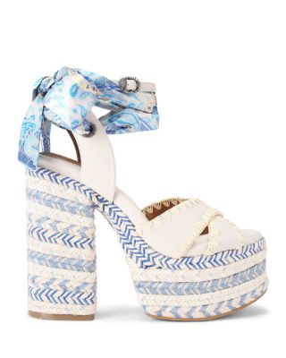 KURT GEIGER LONDON - Women's Chelsea Scarf Platform Sandals