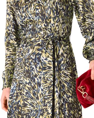 Petite Marlow Leopard Swirl Dress