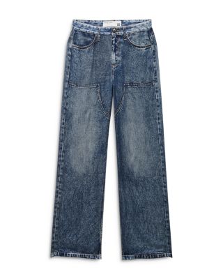 Miramar Satin Logan Carpenter Jeans in Avalon