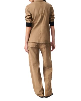 Jennie Contrast Cuff Blazer