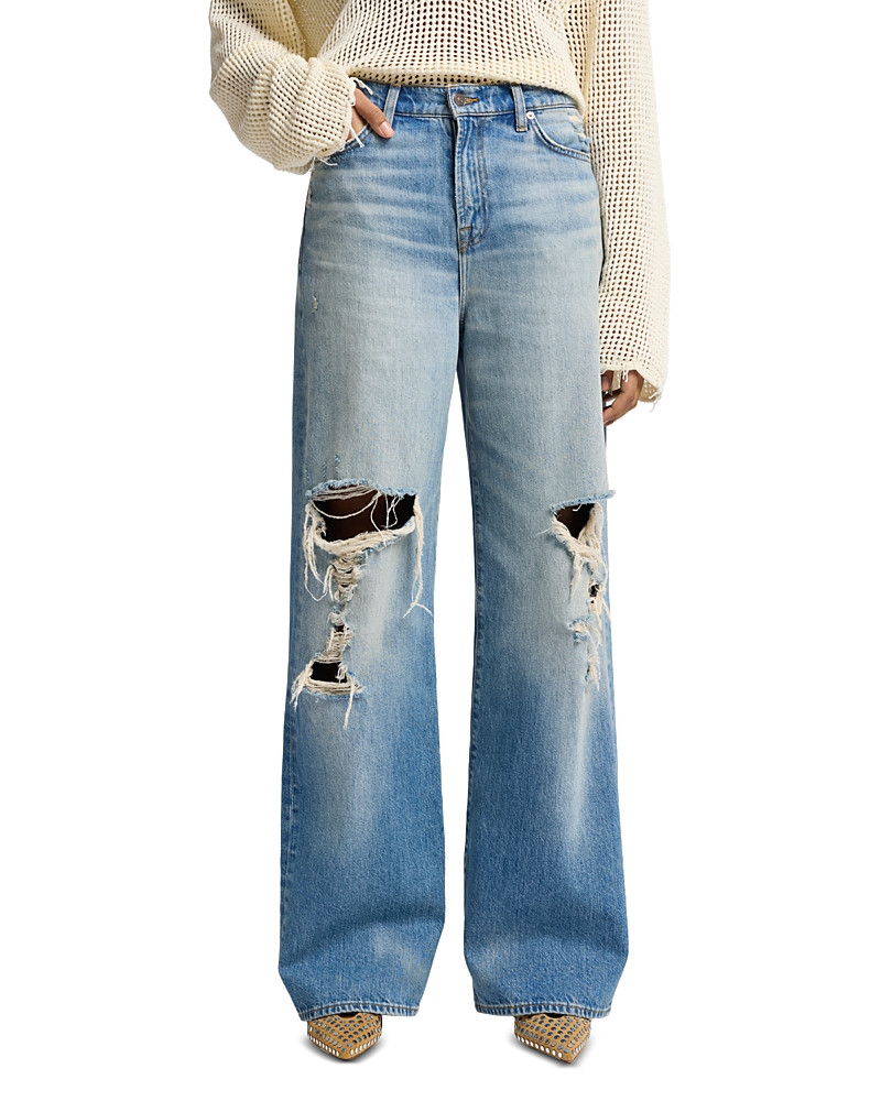 7 For All Mankind Scout Low Slung Wide Leg Jeans