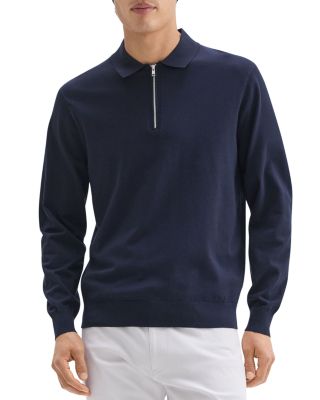Polo Quarter Zip in Fine Bilen