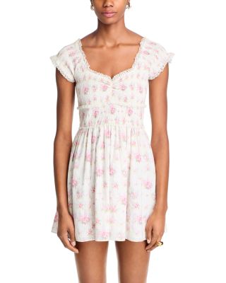 Siona Floral lace Trim Dress