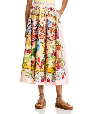 Garden Terrace Midi Skirt