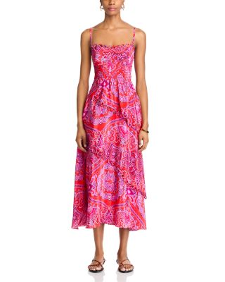 Paisley Scarf Maxi Dress