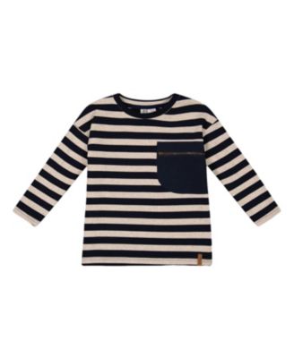 Deux par Deux - Boys' Striped Rib T-Shirt - Little Kid