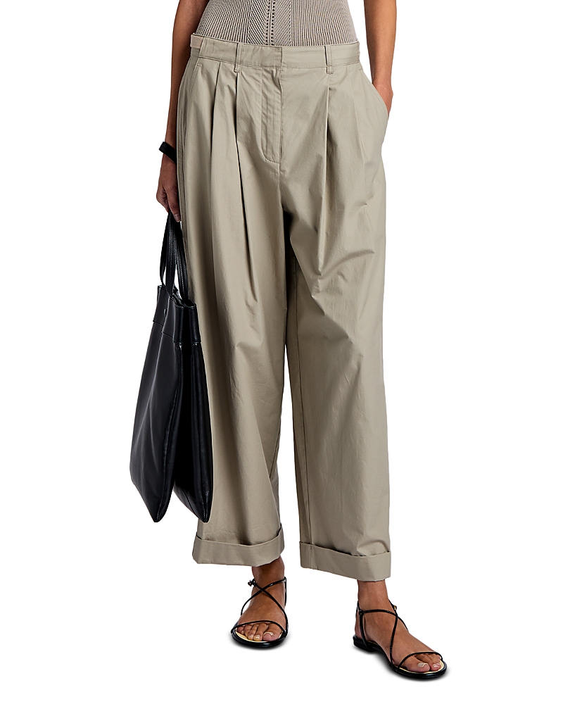 PROENZA SCHOULER WHITE LABEL KYLE PLEATED ANKLE PANTS