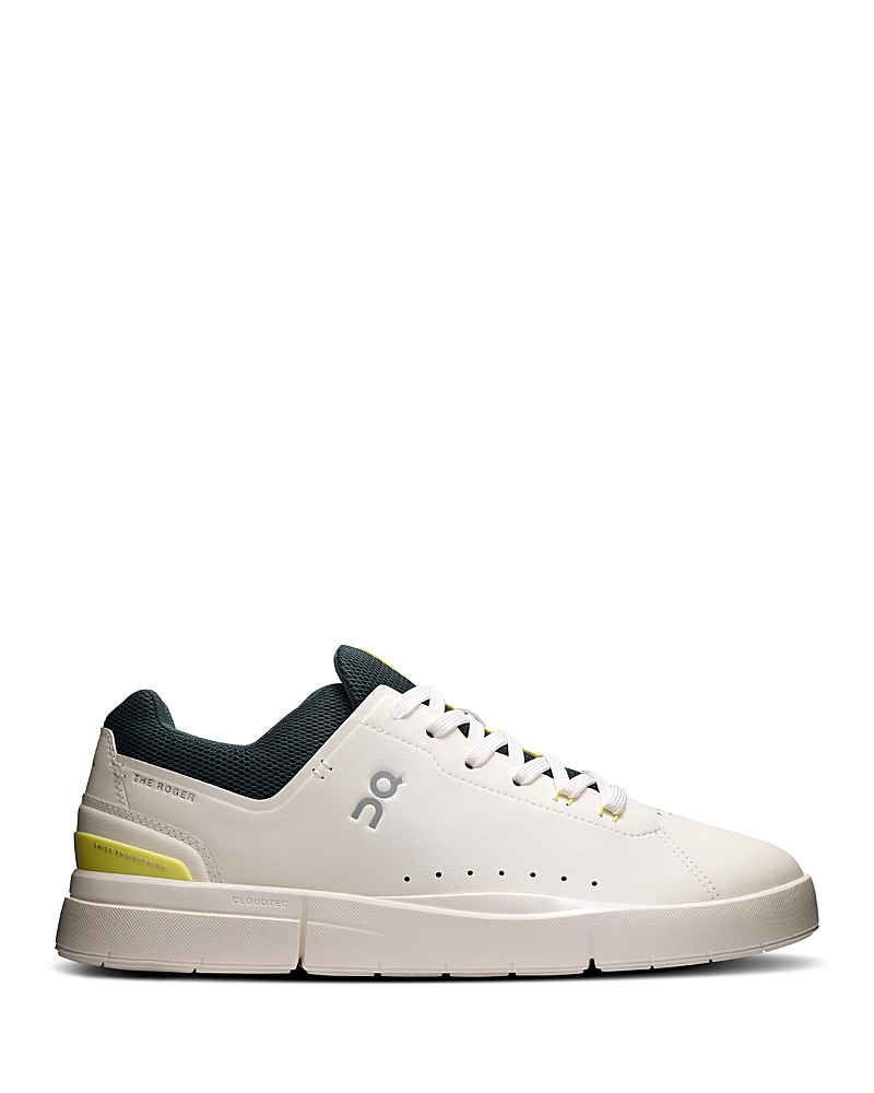 On Men's The Rodger Advantage Low Top Sneakers in Ivory