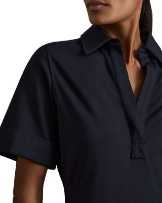 Astrid Collared Jersey Bodycon Dress