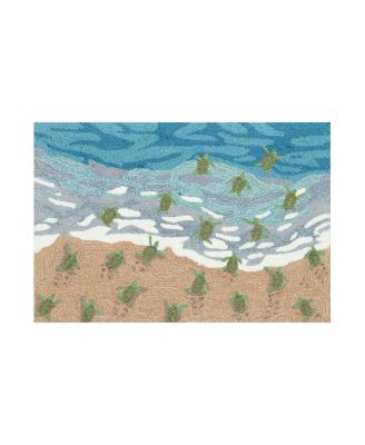 Liora Manne Frontporch Turtle Beach Area Rug, 2' x 3'