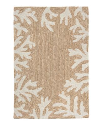 Liora Manne Capri Coral Border Area Rug, 1'8" x 2'6"