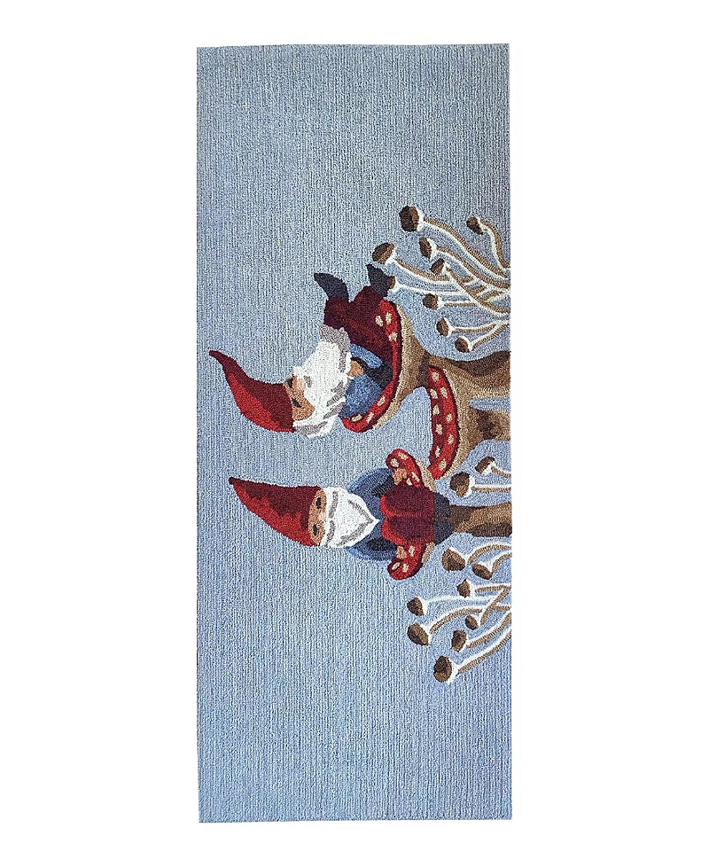 Liora Manne Frontporch Welcome Gnome Runner Area Rug, 2' X 5' In Multi