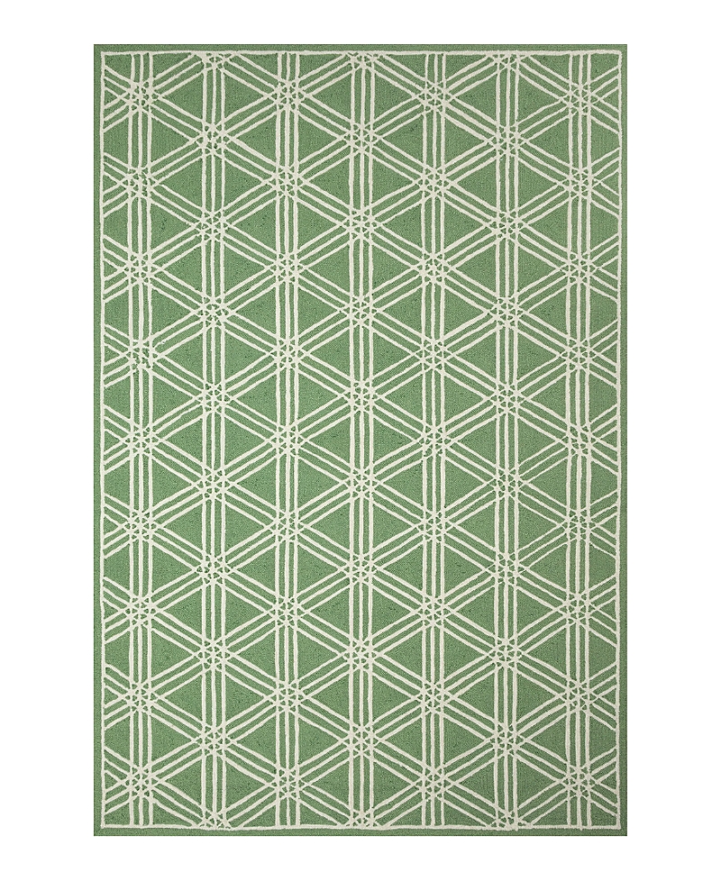 Liora Manne Capri Hex Area Rug, 5' X 7'6 In Green
