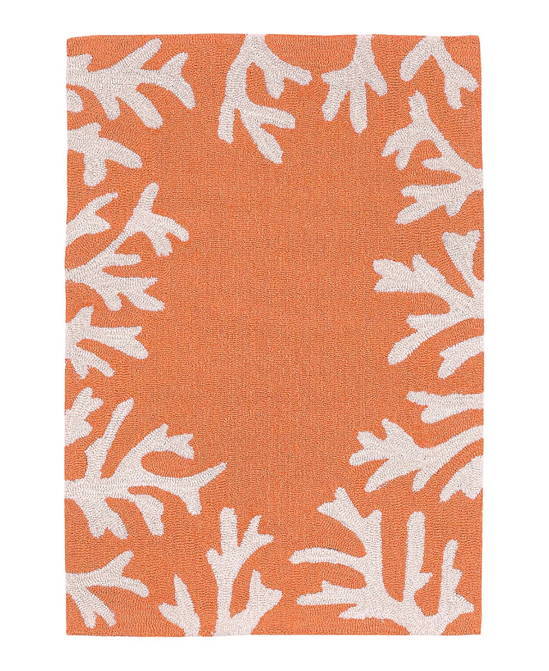 Liora Manne Capri Coral Border Area Rug, 1'8 X 2'6 In Multi