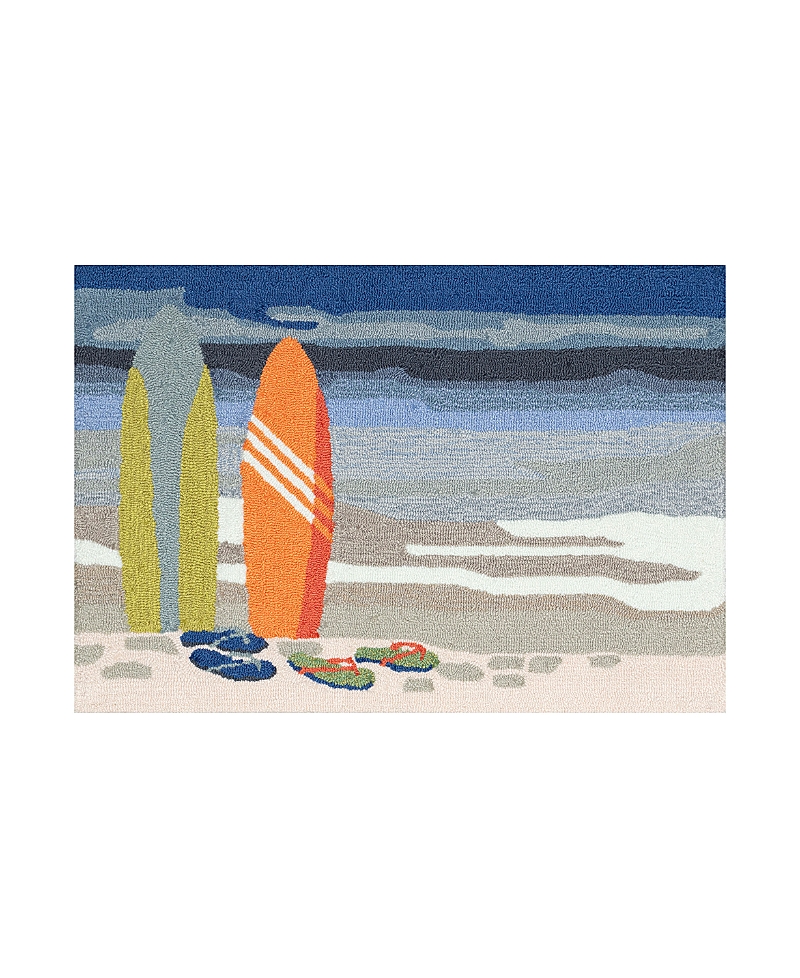 Liora Manne Frontporch Surf Break Area Rug, 2' X 3' In Multi