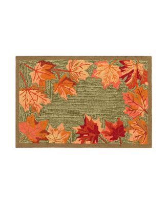 Liora Manne Ravella Falling Leaves Border Area Rug, 2' x 3'