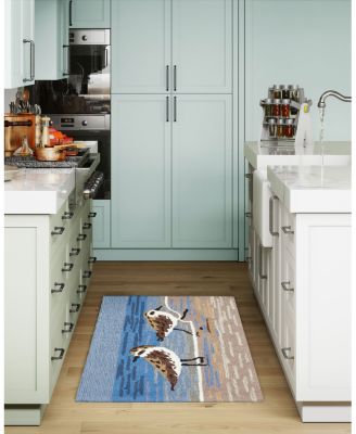 Liora Manne Frontporch Sandpipers Area Rug, 1'8" x 2'6"