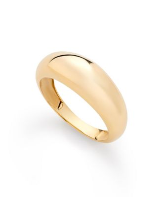 Ana Luisa - Solid Yellow Medium Dome Ring