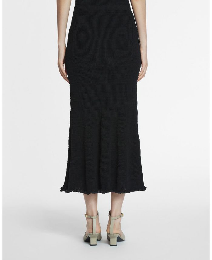 Cotton Midi Skirt