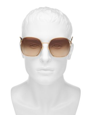 Geometric Sunglasses, 60mm