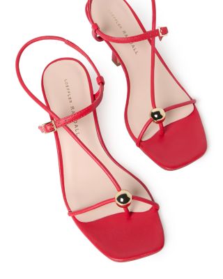 Women&#39;s Strappy Embellished High Heel Sandals