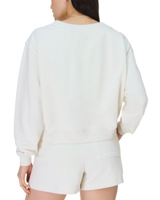 Revive Crop V Neck Sweatshirt