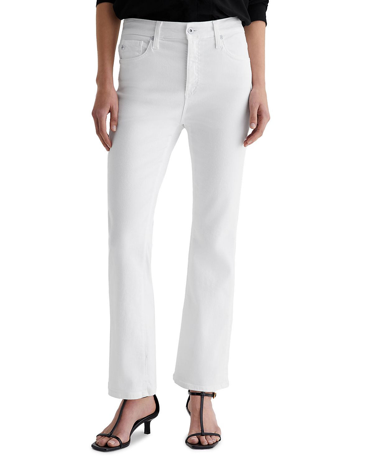 Ag Farrah Mid Rise Boot Crop Jeans