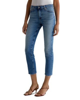 Mari Mid Rise Crop Straight Leg Jeans in 13 Years Reign