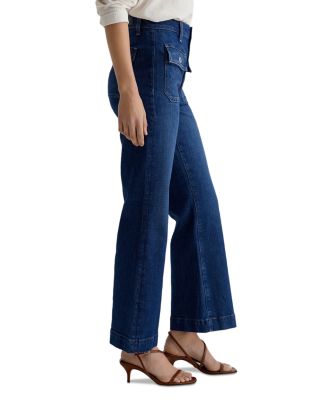 Bonnie Mid Rise Flare Leg Jeans in Shallow