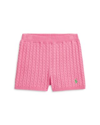Ralph Lauren - Girls' Mini Cable Cotton Short - Little Kid, Big Kid
