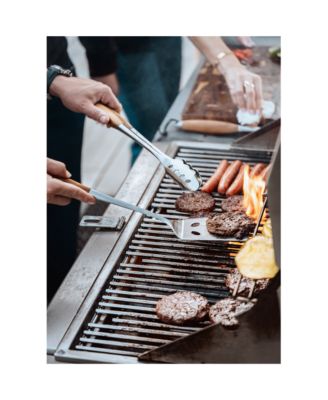 BBQ Bonded Teak 4-Pc. Grill Set