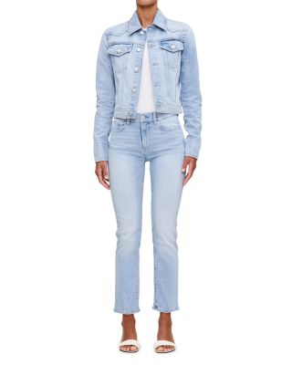 Mara Straight Mid Rise Instasculpt™ Ankle Jeans in Atlantic