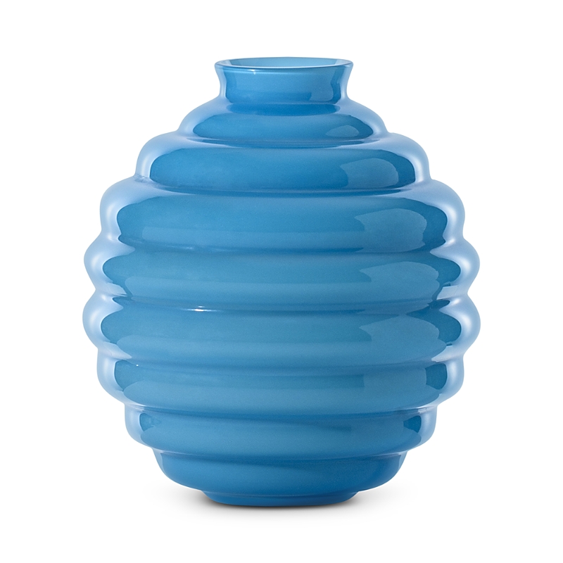 Venini Deco Vase 42 Oz. In Aquamarine