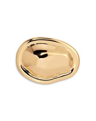 Ettika - Liquid Lux Oval Hair Barrette in Gold Tone