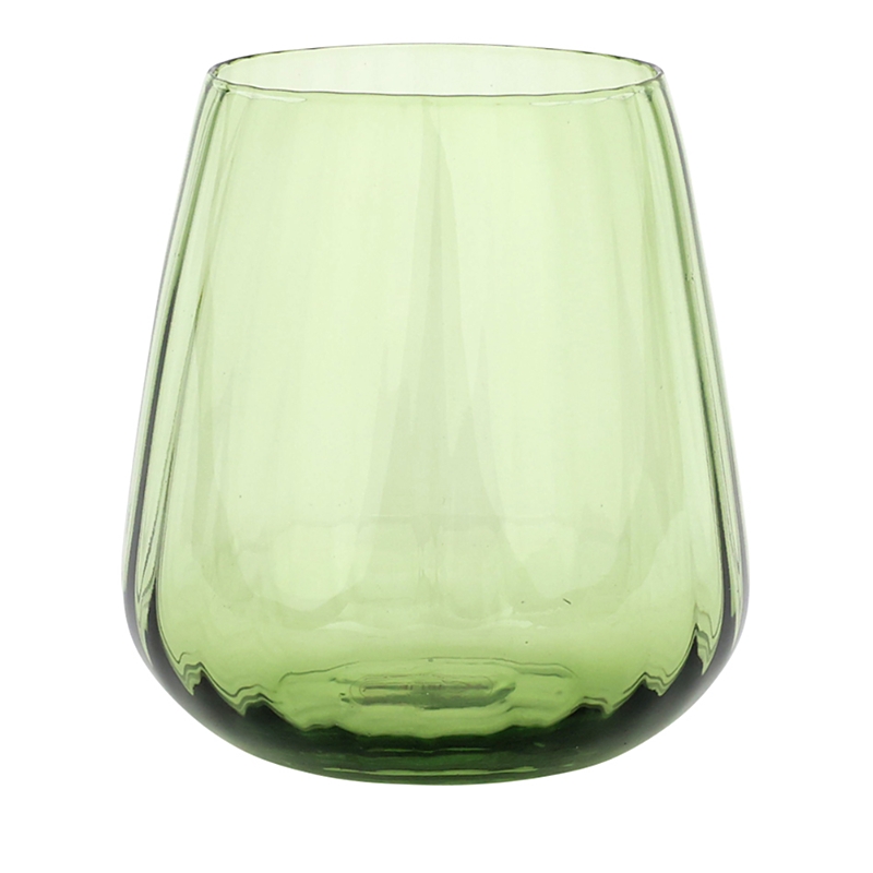 Vietri Francesca Amber Double Old Fashioned Glass In Green