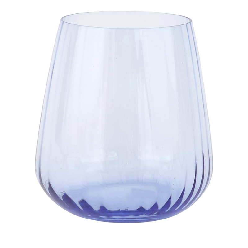 Vietri Francesca Double Old Fashioned Glass In Light Blue