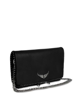 Rock Studded Leather Clutch