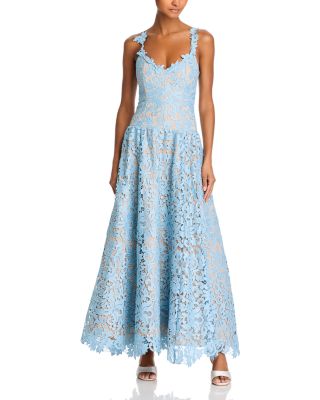 Alice and Olivia - Sweetheart Neck Lace Dress