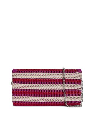 Rock Eternal Braided Leather Clutch 